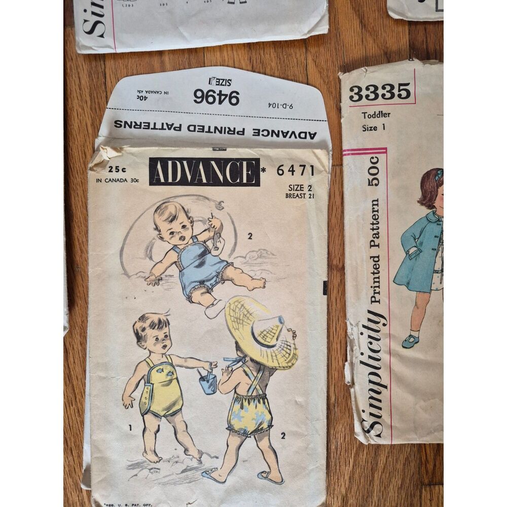 Vintage 1950s 1960s Toddler Child Sewing Pattern | Retro Girls Boys Outfit - Picture 6 of 11